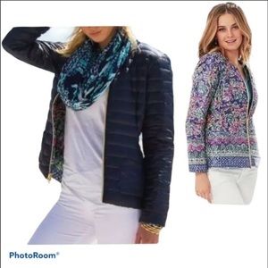 Lilly Pulitzer Lilah Reversible Down Jacket, XS